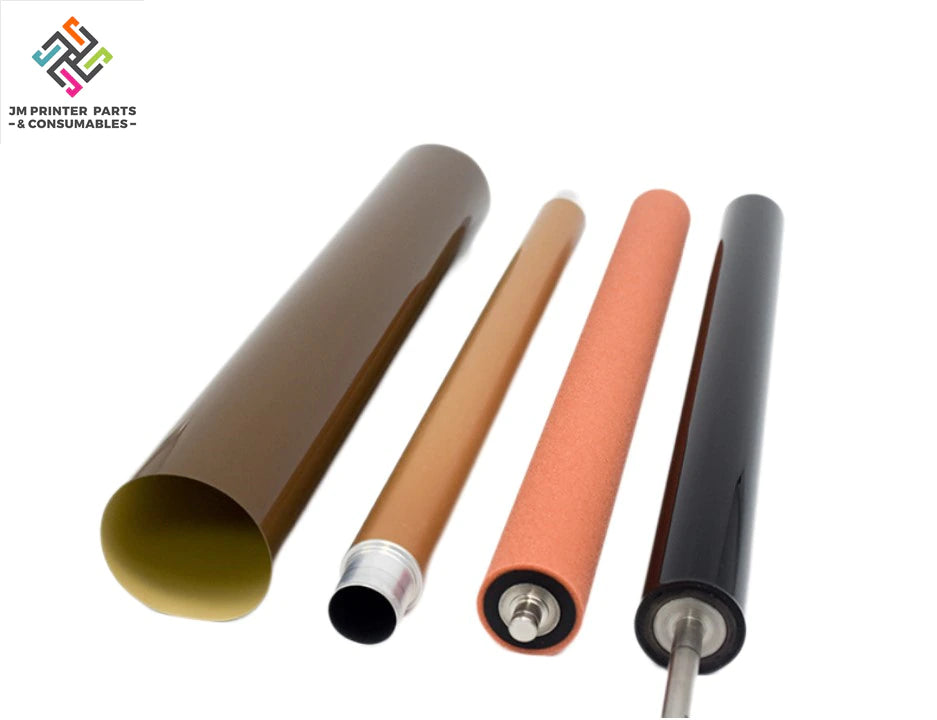 C224 Fuser Maintenance Kit Fuser Belt Film Pressure Roller Sponge Roller Upper Heat Roller For Minolta C364 C284 C281 C368 C308