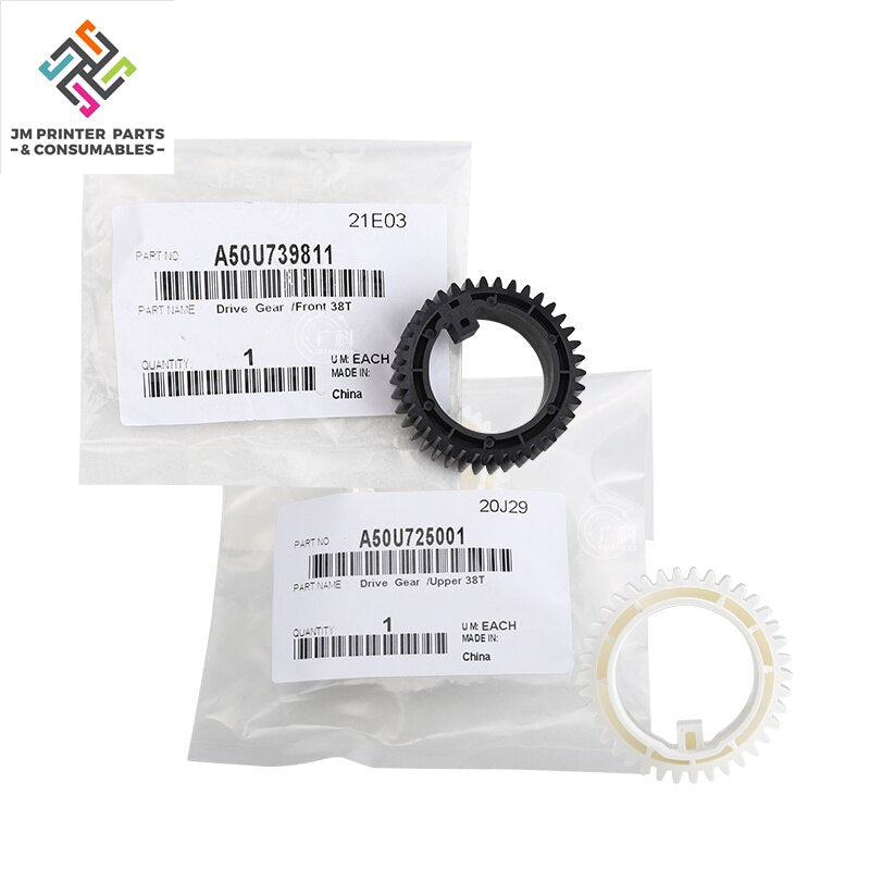 C1060 Fuser Roller Drive Gear 38T For Konica Minolta BH C1060 1060L 1070 2060L 2060 3070 3080 A50U739811 A50U7250012070 Original